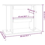  Za akvarij boja hrasta 80x35x60 cm od konstruiranog drva | shoptok.hr