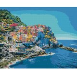  Slika za samostalno slikanje - A colourful Italian town 50x40 | shoptok.hr