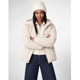 JDY VITA CORD SHORT HOOD PUFFER Bež Slike