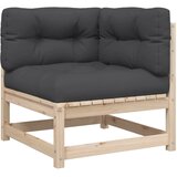  3-dijelni set vrtnih sofa od masivne borovine s jastucima | shoptok.hr