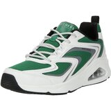 Skechers Niske tenisice zelena / crna / srebro / bijela | shoptok.hr