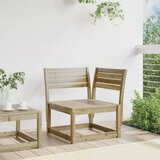  Kutna vrtna sofa 73 x 73 x 78 cm od impregnirane borovine | shoptok.hr