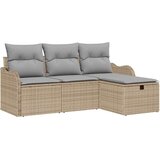  Sjedeća garnitura za vrt 4 kom. poliratan 55 x 55 x 37 cm | shoptok.hr