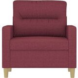  Fotelja crvena boja vina 60 cm od tkanine | shoptok.hr