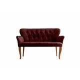 Atelier Del Sofa sofa dvosed paris walnut wooden claret red Cene