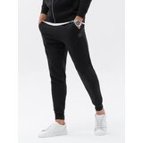Ombre Men's sweatpants in pleasant knit fabric - black