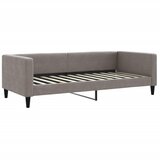  Dnevni krevet na razvlačenje smeđesivi 100 x 200 cm od tkanine | shoptok.hr