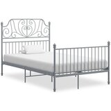  Za krevet sivi metalni 120 x 200 cm | shoptok.hr