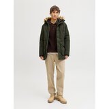 Jack & Jones Zimska jakna 'CAMP' temno zelena | Shoptok.si