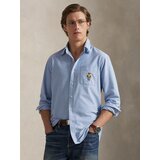 Polo Ralph Lauren Košulja 'CLASSIC' svijetloplava / smeđa / brokat / žuta | shoptok.hr