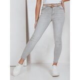 DStreet Jeansy damskie push up szare | Shoptok.si