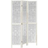 Furnova Paravan 3-delni bel trden les pavlovnije, (21929743) | Shoptok.si