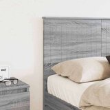 vidaXL Vzglavje z vzglavjem Siva Sonoma 120 cm Konstruiran les | Shoptok.si
