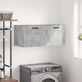 vidaXL Stenska omarica betonsko siva 80x36,5x35 cm inženirski les | Shoptok.si