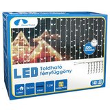 Kontakt Nastavljiva LED svetlosna zavesa 140 kom, toplo bela 2 x 1 m spoljašnja upotreba ( KDK 010 ) | ePonuda.com