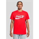 Merchcode Men's T-shirt with Coca Cola logo red