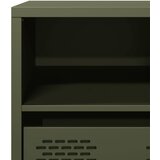 TV ormarić maslinastozeleni 68x39x43,5 cm hladno valjani čelik | shoptok.hr