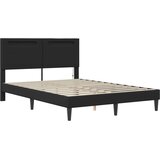  Okvir za krevet Crna 140 x 200 cm Umjetna koža - Crna 140 x 200 cm | shoptok.hr