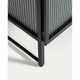 Kave Home Črna jeklena vitrina 70x143x41 cm Trixie – | Shoptok.si
