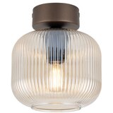Plafonska svetiljka SALVIA 1xE14/10W/230V prečnik 15 cm braon/dimljeno braon | Eponuda.com