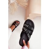 Boto Women's sandals with fabric straps Paris on platform black Celinea | shoptok.hr