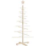 Drveno ukrasno božićno drvce 125 cm od masivne borovine | shoptok.hr