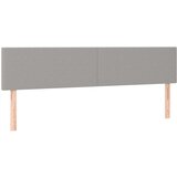 Uzglavlja 2 kom svjetlosiva 80x5x78/88 cm od tkanine | shoptok.hr