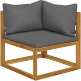  3057622 7 Piece Garden Lounge Set with Cushion Solid Acacia Wood (2x311856+311858+311862) | shoptok.hr