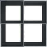  Vrtna saksija Antracit 80 x 80 x 48 cm Čelik | shoptok.hr