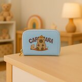  Novčanik s preslatkim motivom kapibare 12.5 x 8.5cm - plavi | Shoptok.si