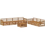  Set vanjskih sofa 8 kom. Prirodna Čvrsto drvo akacije | shoptok.hr