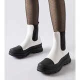 Gemre White ankle boots on a sporty sole Ermanno | ePonuda.com