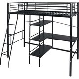  Krevet s madracem Crna 200 x 90 cm Metal | shoptok.hr