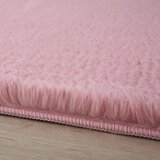 XXXL Preproga Z Visokim Florom Pouffy, Roza, 160x230cm | Shoptok.si