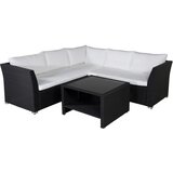 Venture Home Haiti kutna vrtna lounge garnitura, crna, &amp;scaron;ifra 1541-238 Slike