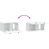 TV ormar za zid 59,5 x 31 x 30 cm Bijela Konstruirano drvo | Eponuda.com
