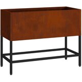  Povišeni Vrtni Planter Rđa 60 x 26 x 45 cm | shoptok.hr