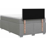  Boxspring krevet s madracem Svjetlosiva 120 x 190 cm Tkanina | shoptok.hr