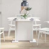  Jedilna miza Bela 110x60x75 cm Inženirski les, (22008718) | Shoptok.si