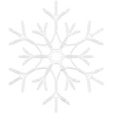  Božićna pahulja Topla bijela 56 x 49 x 0.7 cm PVC | shoptok.hr