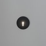 Kanlux 90796 - LED svetlo za stepenište MAGNIK LED/1,7W/230V CCT crno okruglo | Eponuda.com