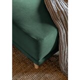 Miuform Zelena sklopiva kutna garnitura od samta (s desnim kutom/u obliku slova "U") Lazy Lukka – | shoptok.hr