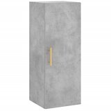  Visoka komoda siva betona 34,5x34x180 cm od konstruiranog drva | shoptok.hr