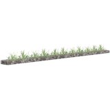 vidaXL Visoka greda gabion pocinkano jeklo 450x30x10 cm Cene