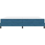 Krevet s opruga kutije Tamno plava 200 x 200 cm tkanina | Eponuda.com