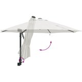 Vrtni suncobran Pijesak 248 x 248 x 148 cm Poliester i čelik | Eponuda.ba