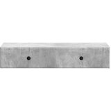 Stolna montirana na zid Betonska siva 87 5 x 34 5 x 17 cm - Betonska siva 87 5 cm | shoptok.hr