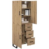  Highboard s ladicama 2 pcs Umjetnički hrast 69,5 x 34 x 180 cm | shoptok.hr