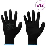 Rukavice za rad 12 pcs Crna 9 / l Poliester | Eponuda.com