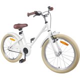 vidaXL Otroško Kolo 18 Palcev za 5-7 let Bela - - Bela - 11.7 - 123 x 51 x 78 cm - 2025- | Shoptok.si